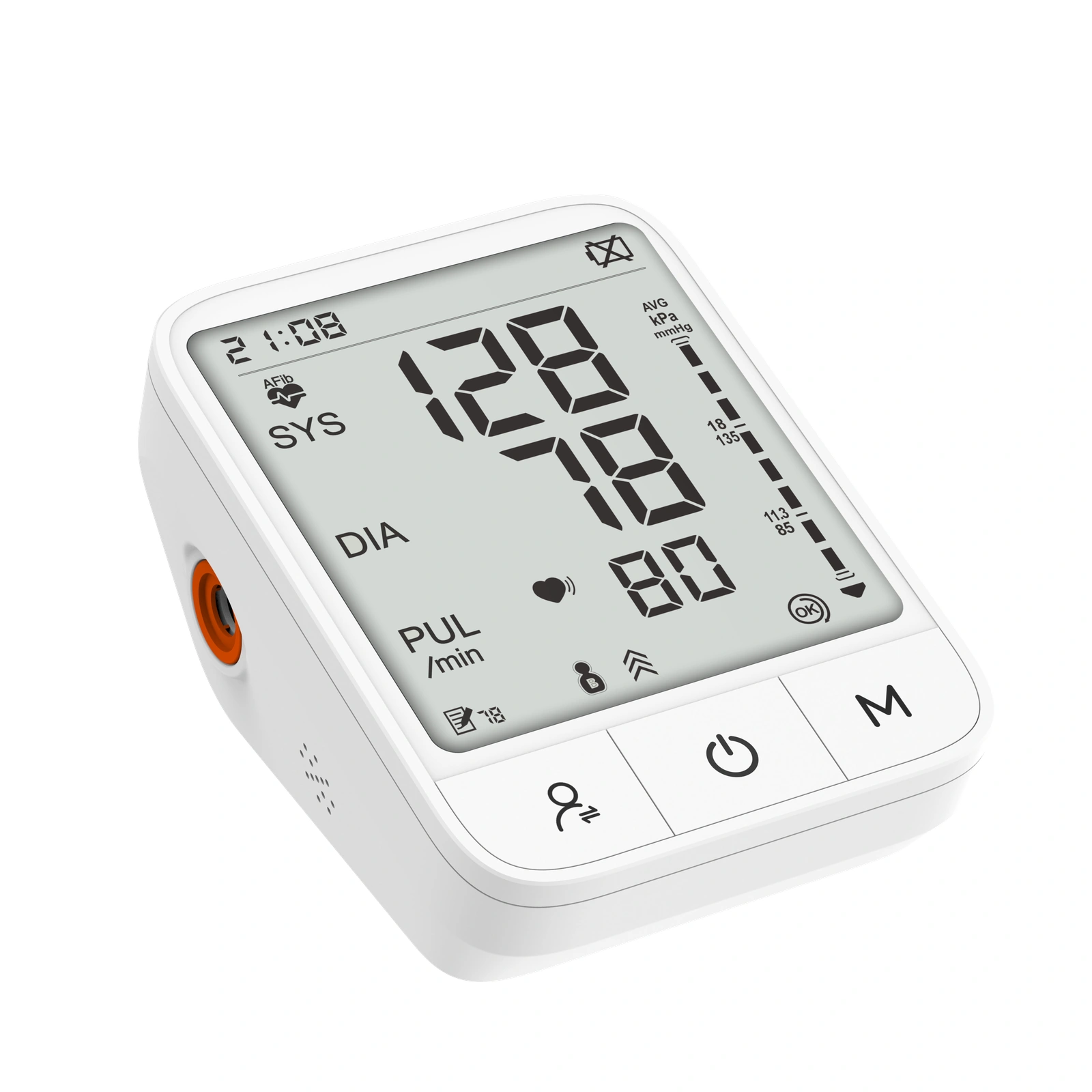 Yonker YK-T33 Upper Arm Blood Pressure Monitor Side View