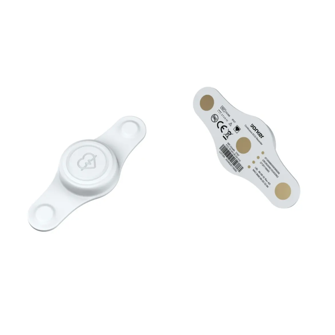 Yonker YK-ER2 Portable ECG Recorder Back Detail