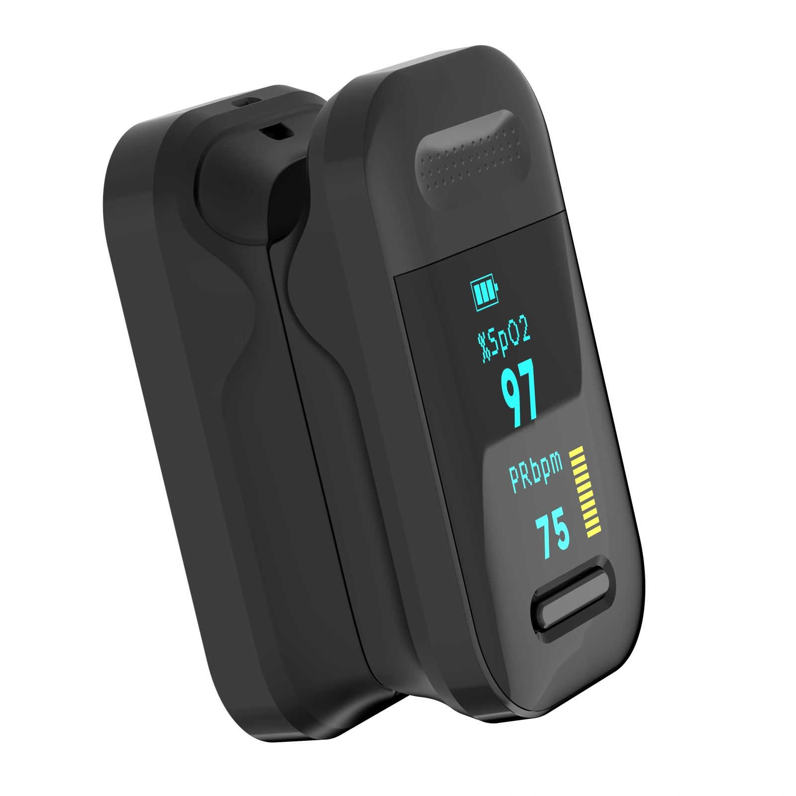Yonker YK-81C Finger Pulse Oximeter Left View
