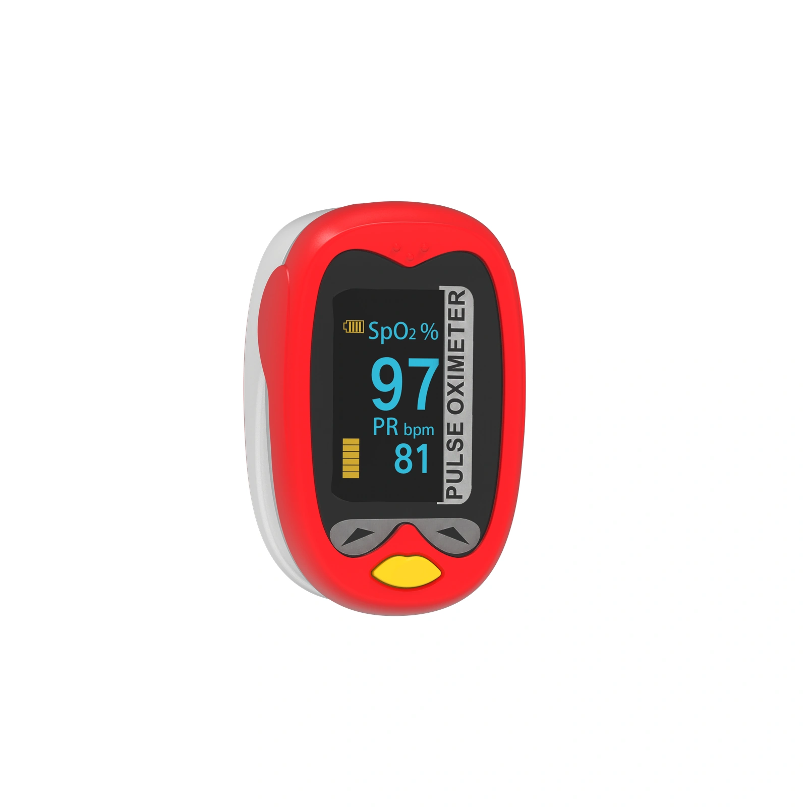 Yonker K1 Pediatric Finger Pulse Oximeter Front View