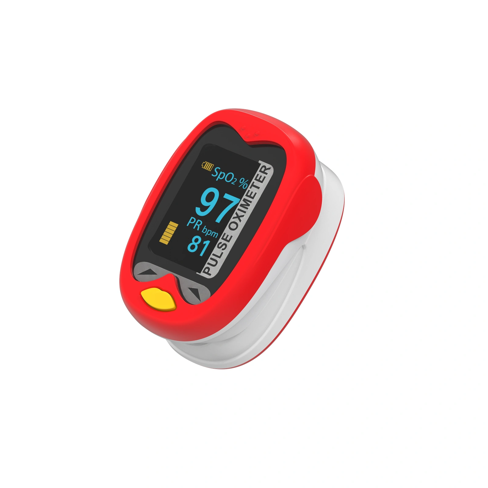 Yonker K1 Pediatric Finger Pulse Oximeter Left View