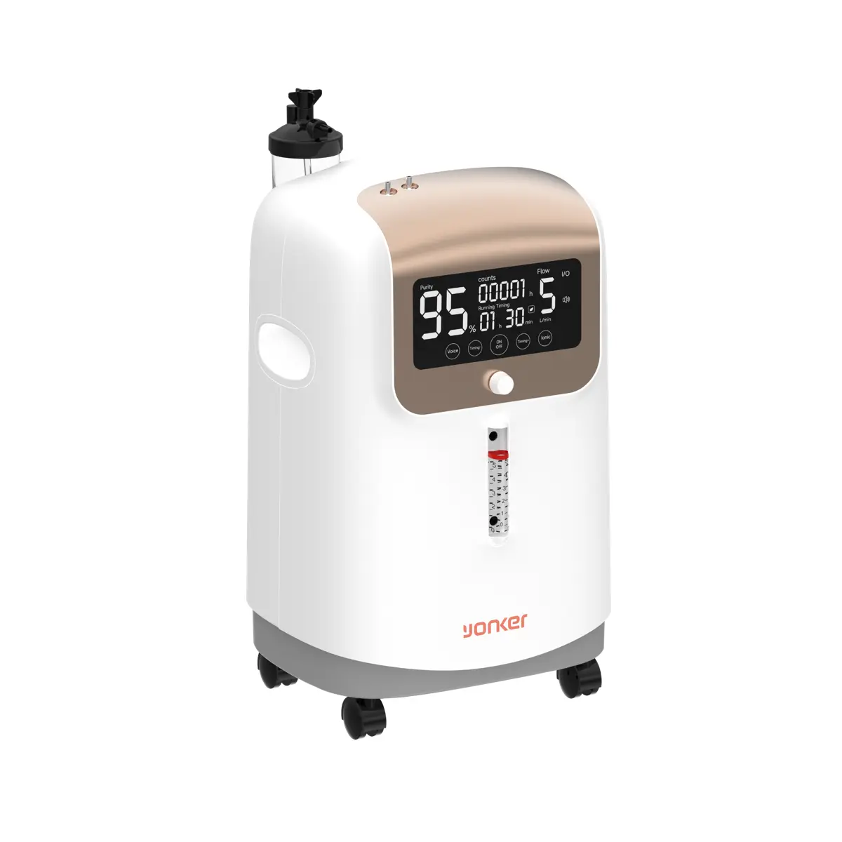 Yonker YK-Y502W 5L Medical Oxygen Concentrator 5 L Continuous Oxygen Delivery