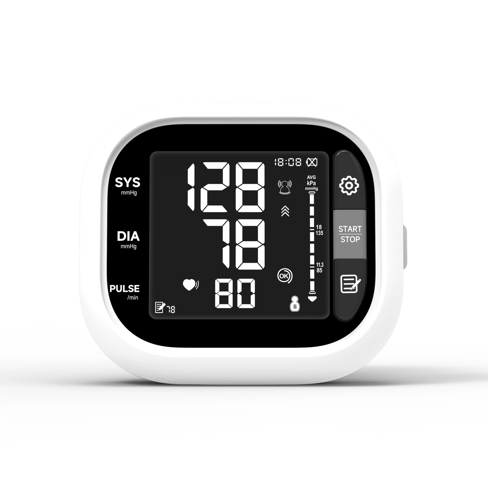 Yonker YK-BPW8 Wrist Blood Pressure Monitor Front View