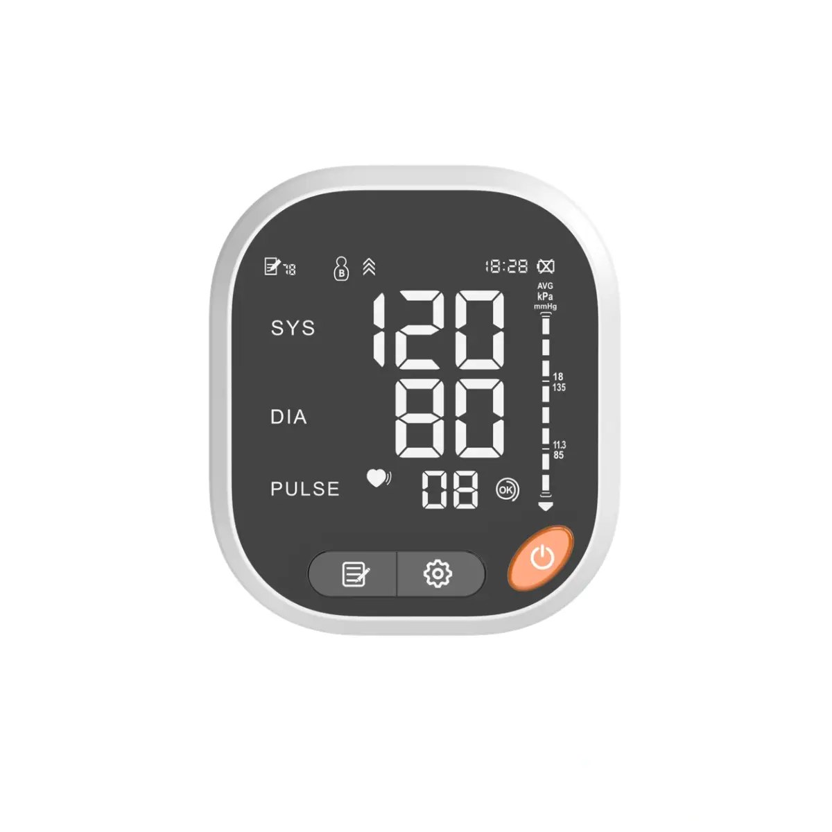 Yonker YK-BPW9 Wrist Blood Pressure Monitor Front View