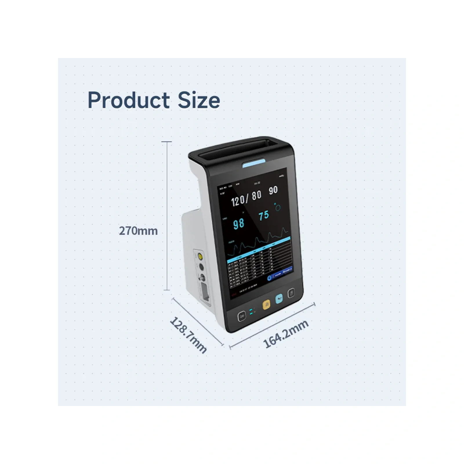 Yonker E10 Product Dimensions
